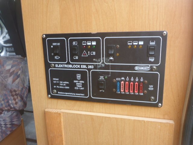 Elektroblock EBL 263 von Schaudt zur Bordstromsteuerung
